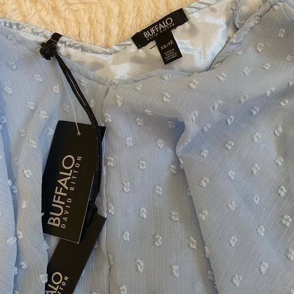 BNT BUFFALO DAVID BITTON Dew Drop Layered Ruffle Tank Top - Size: XS - Picture 5 of 11